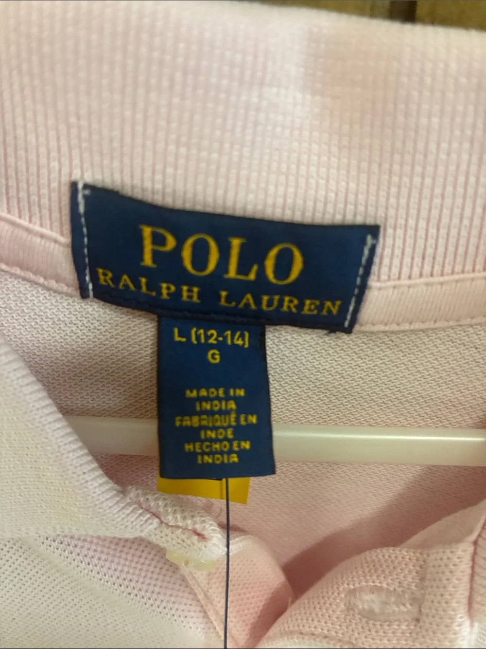 Polo by Ralph Lauren Light Pink Embroidered Polo Dress